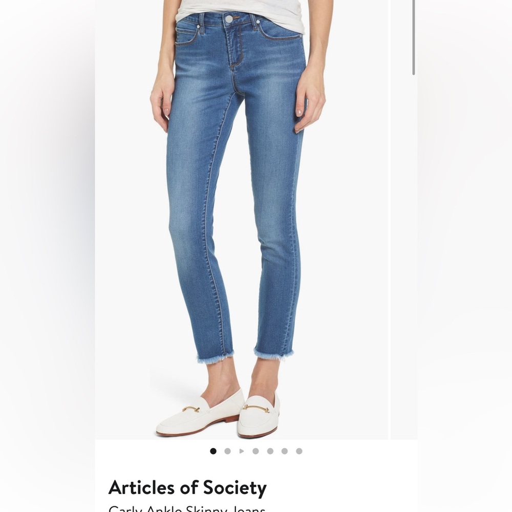Articles of Society Carly Ankle skinny jeans